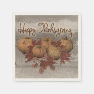 Serviette En Papier Papier Citrouille vintage