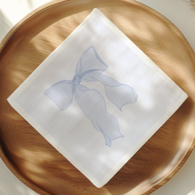 Serviette En Papier Papier coquette à mât bleu (Créateur téléchargé)