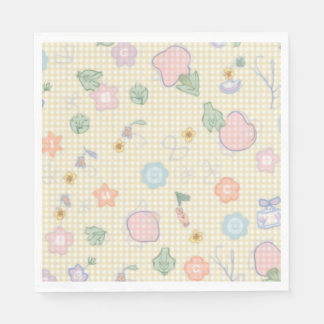Serviette En Papier Papier coudre Flower (Modifier)