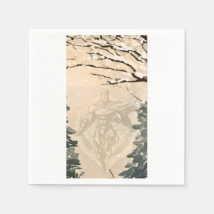 Serviette En Papier Papier couleur ecru clair