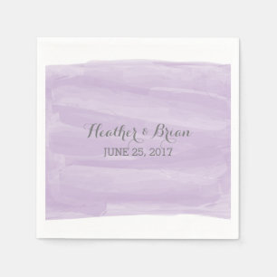 Serviette En Papier Papier d'aquarelle violet