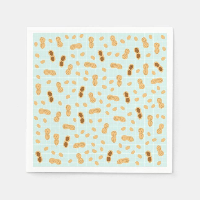 Serviette En Papier Papier d'arachide mignonne (Devant)