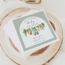 Papier de Baby shower cultivé localement serviette