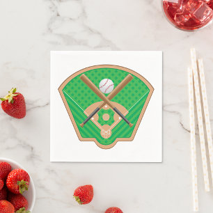 Serviette En Papier Papier de base-ball