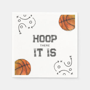 Serviette En Papier Papier de basket-ball aquarelle