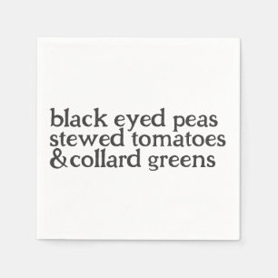 Serviette En Papier Papier de bonne chance Napkin