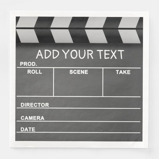 Serviette En Papier Papier de carton film (Devant)