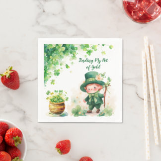 Serviette En Papier Papier de fête de la Saint Patrick Napkin