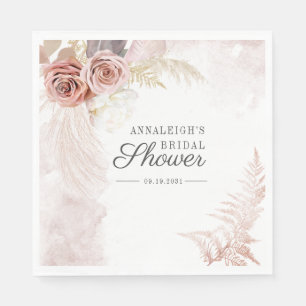 Serviette En Papier Papier de Fête des mariées en terre cuite Boho Pam