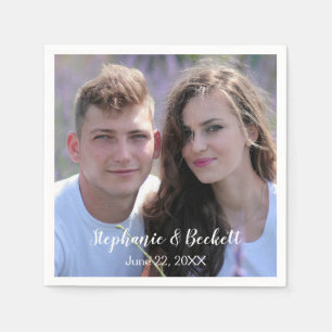 Serviette En Papier Papier de mariage photo