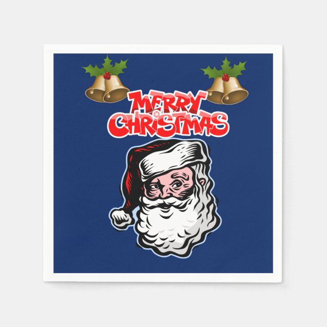 Serviette En Papier Papier de Noël (Devant)