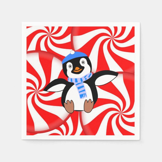 Serviette En Papier Papier de Noël (Devant)