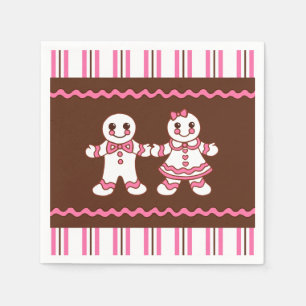 Serviette En Papier Papier de Noël Cookies