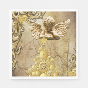 Serviette En Papier Papier de Noël, Joyeux Ange de Noël