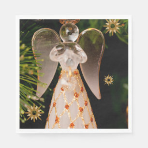 Serviette En Papier Papier de Noël, Joyeux Noël, Ange