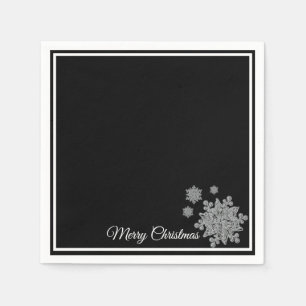 Serviette En Papier Papier de Noël serviettes Flèches noires