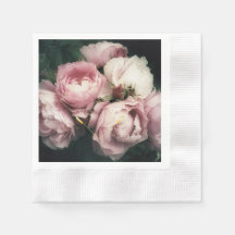 Papier de pivoines grandiose Napkin