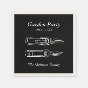 Serviette En Papier Papier de réunion de famille Garden Party