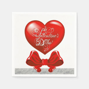 Serviette En Papier Papier de Saint Valentin serviettes