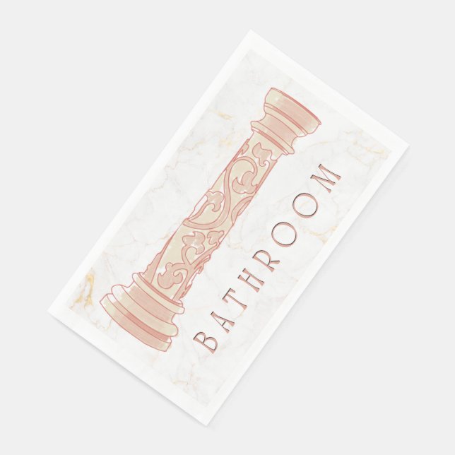 Serviette En Papier Papier de salle de bain serviette de toilette (Coin)