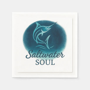 Serviette En Papier Papier de Soul Marlin Saltwater