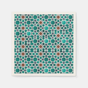 Serviette En Papier Papier de style marocain Napkin