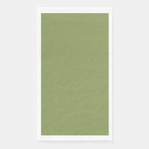Serviette En Papier Papier d'invité Moss Green Napkin