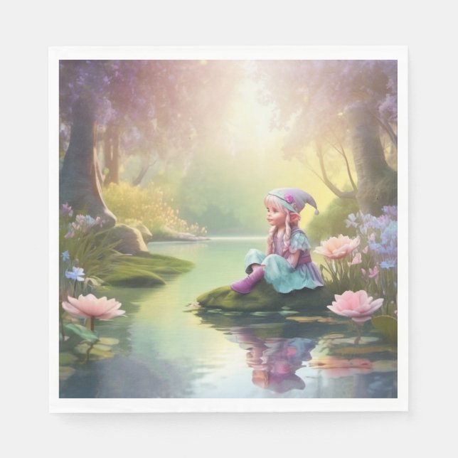 Serviette En Papier Papier Elf (Devant)