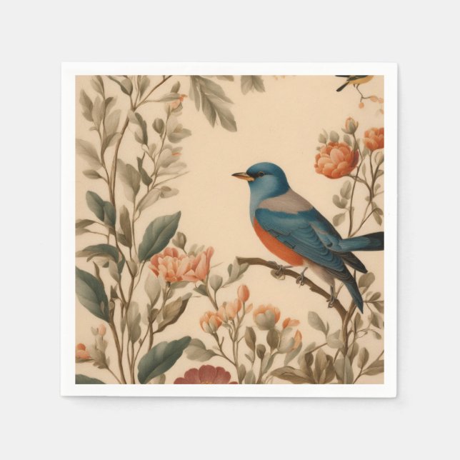 Serviette En Papier "Papier et serviettes à tartiner" (Devant)