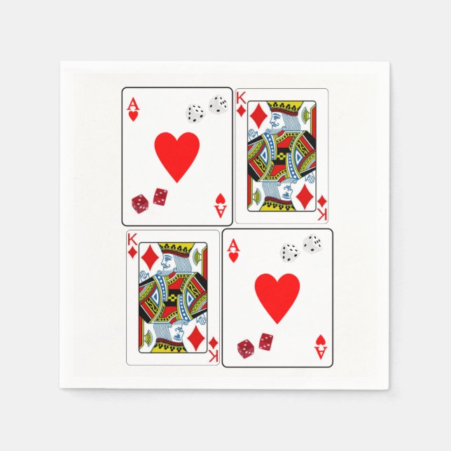 Serviette En Papier Papier fête des pères (Devant)