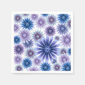 Serviette En Papier Papier floral lavande Napkin