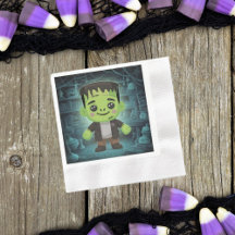 Papier Frankenstein adorable mignonne Napkin