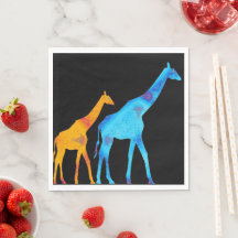 Papier Giraffe Napkin
