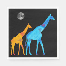 Papier Giraffe Napkin