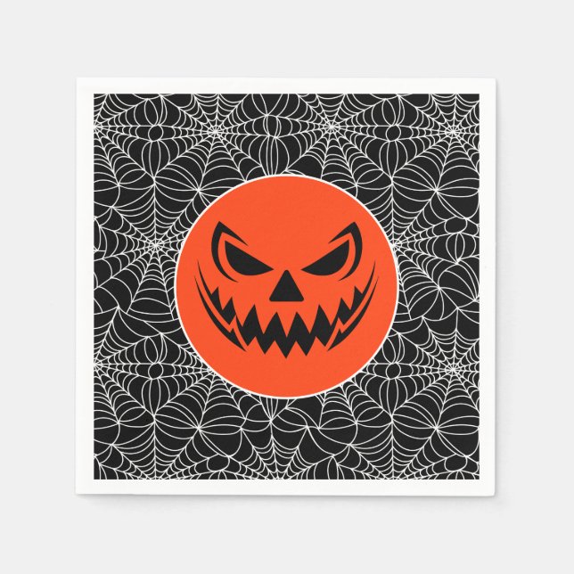 Serviette En Papier Papier Halloween (Devant)