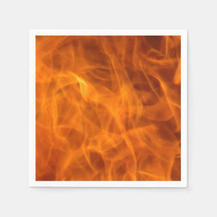 Serviette En Papier Papier incendie/flammes, serviettes