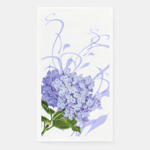 Serviette En Papier Papier Invité serviettes-Hydrangea