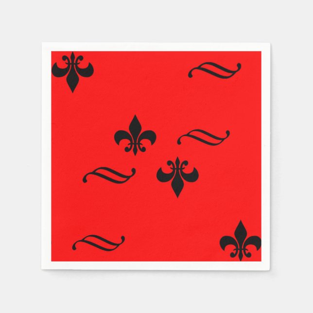 Serviette En Papier Papier Louvre Napkin (Devant)