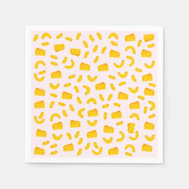Serviette En Papier Papier Mac et fromage (Devant)