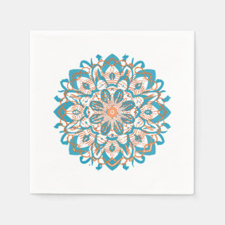 Serviette En Papier papier mandala Zoom