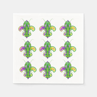 Serviette En Papier Papier Mardi Gras Napkin