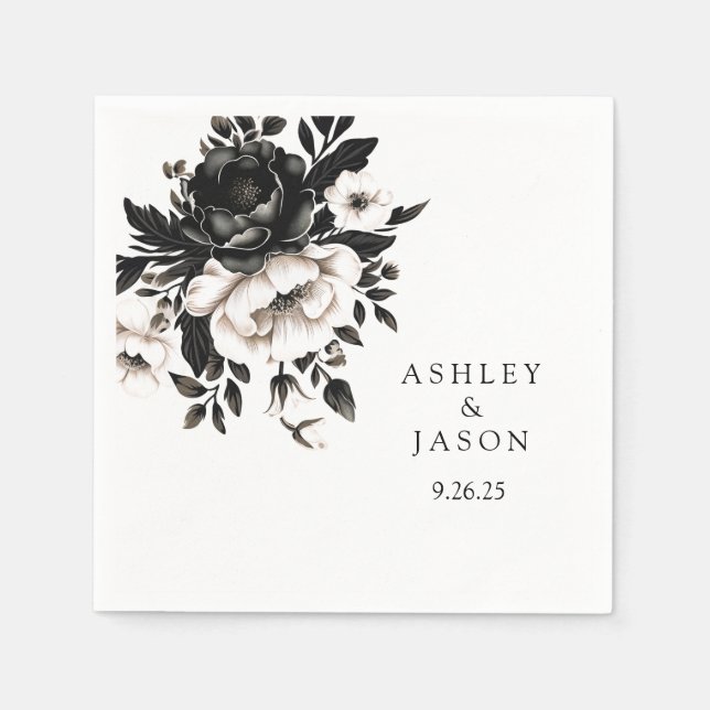 Serviette En Papier Papier mariage (Devant)