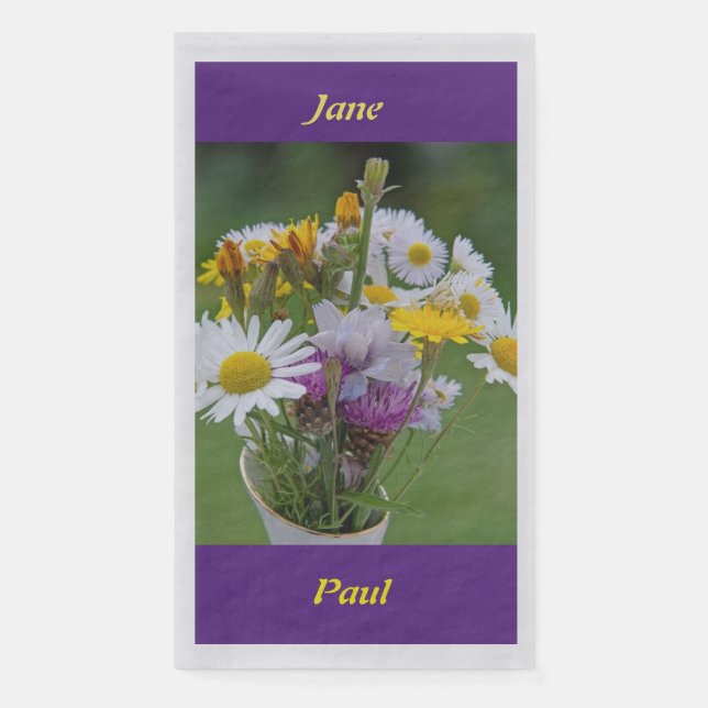 Serviette En Papier Papier mariage (Devant)