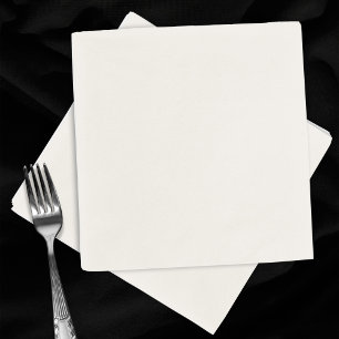 Serviette En Papier Papier Mariage pour déjeuner noir Ecru clair
