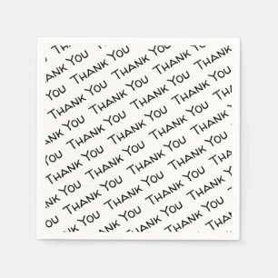 Serviette En Papier Papier Merci