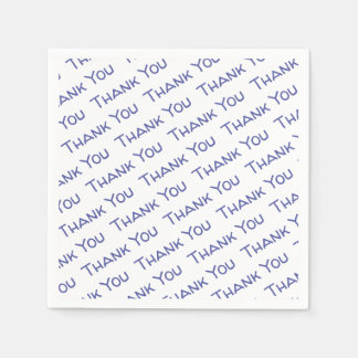 Serviette En Papier Papier Merci