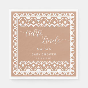Serviette En Papier Papier mexicain PicadoCielito Lindo Baby shower