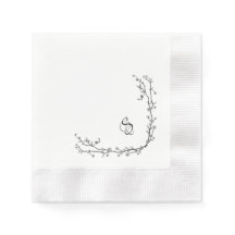 Papier monogramme Napkin