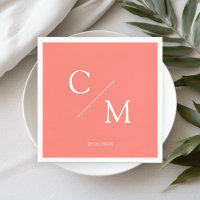 Papier monogramme simple