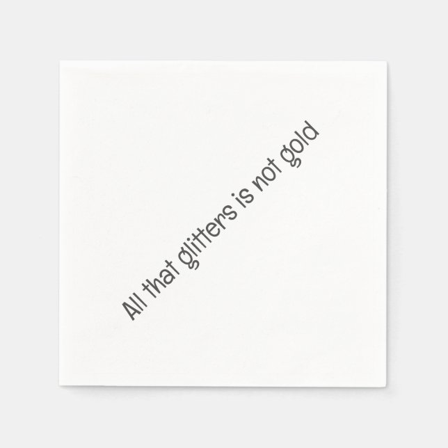 Serviette En Papier Papier Napkin (Devant)